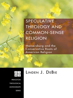 cover image of Speculative Theology and Common-Sense Religion